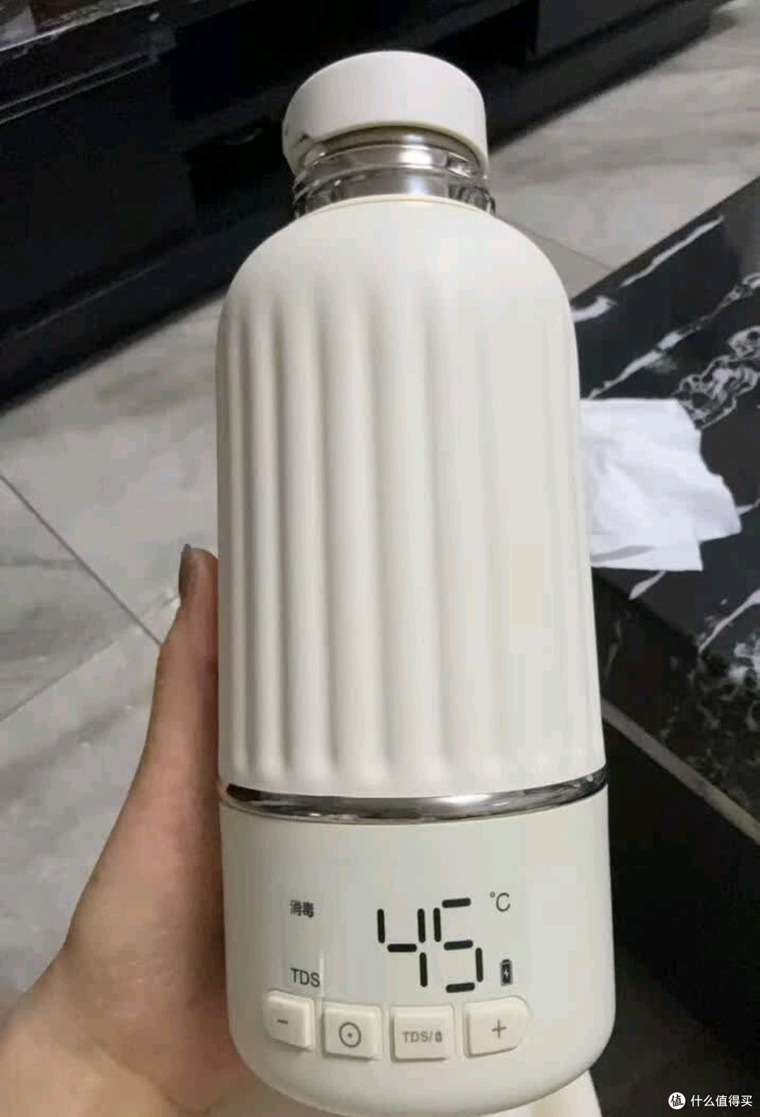 小白熊SnowBear无线便携恒温杯婴儿水壶保温儿童外出泡奶电热杯