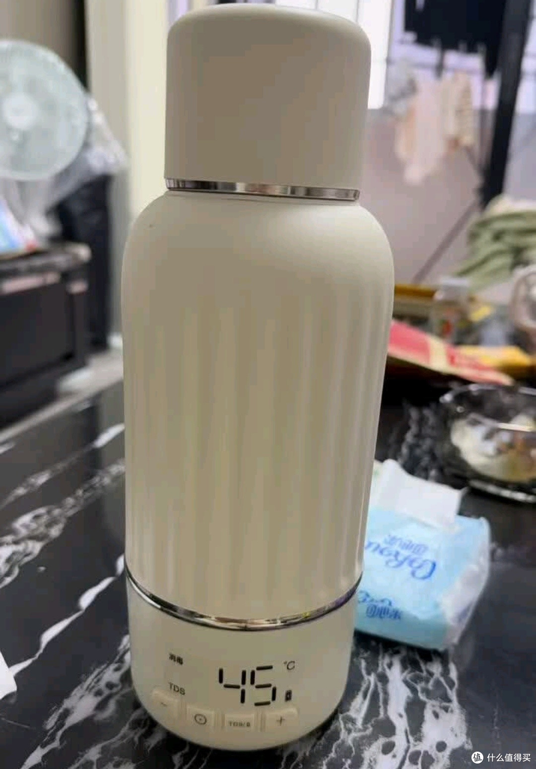 小白熊SnowBear无线便携恒温杯婴儿水壶保温儿童外出泡奶电热杯