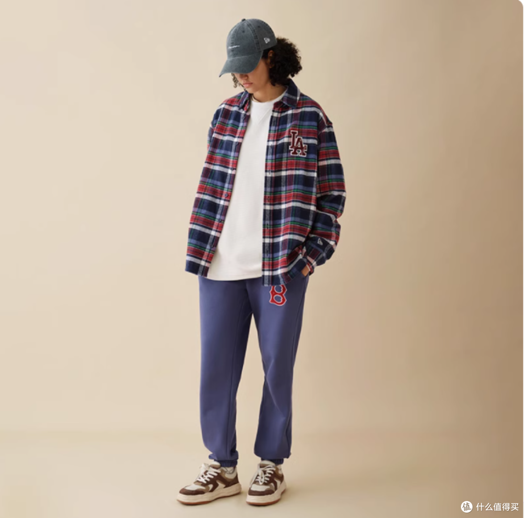 春日复古密码解锁!New Era LA 刺绣格子衫才是氛围感天花板✨