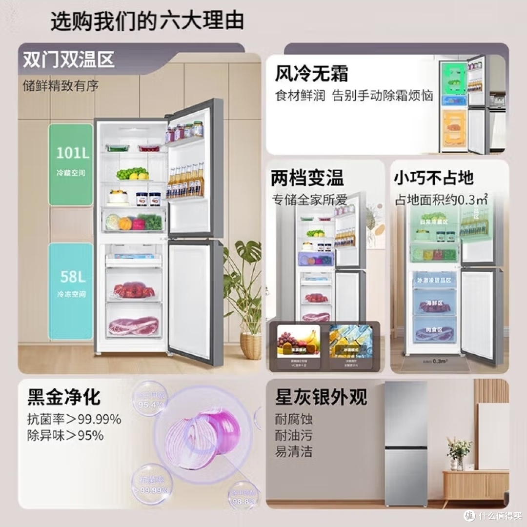 小型冰箱25%补贴双门节能