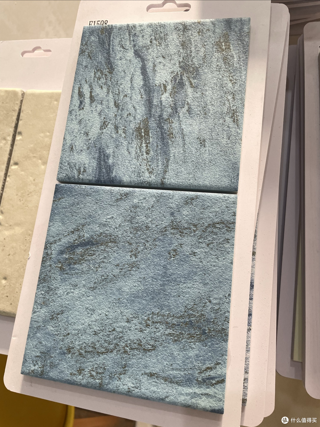97×97小方块马赛克瓷砖浅海水蓝天蓝色青浅绿色幻彩墙地砖波浪