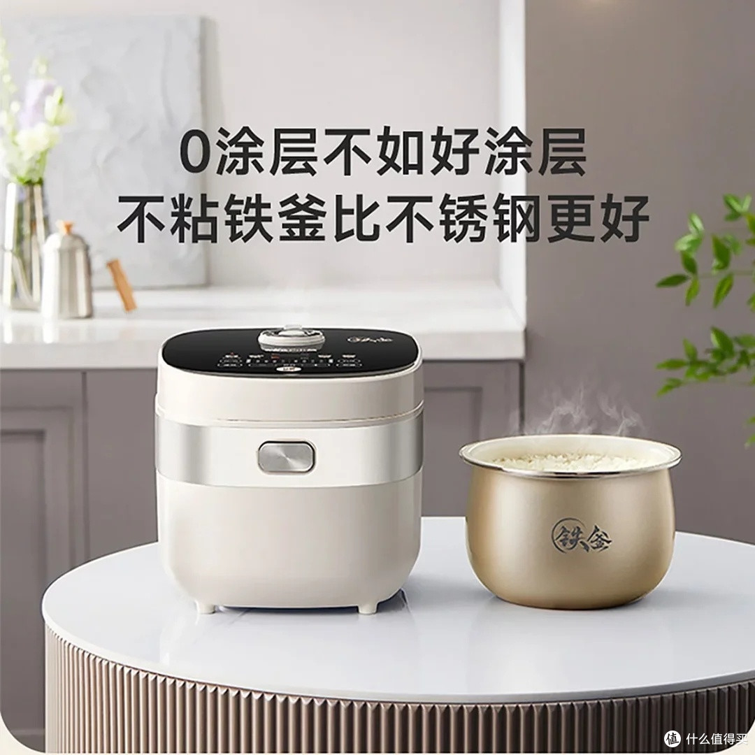 小熊铁釜电饭煲：4-5人家庭的米饭神器
