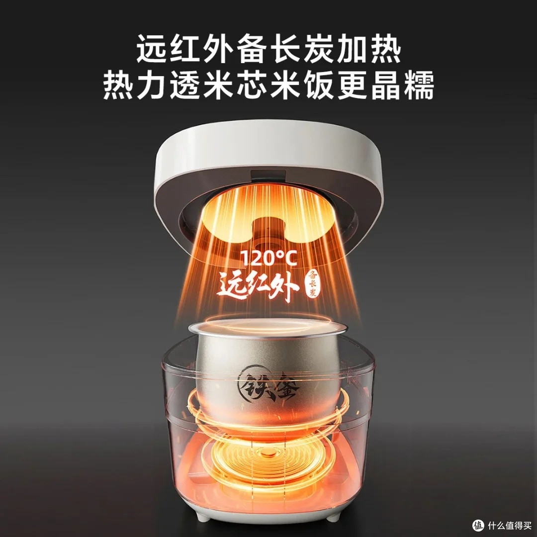 小熊铁釜电饭煲:4-5人家庭的米饭神器