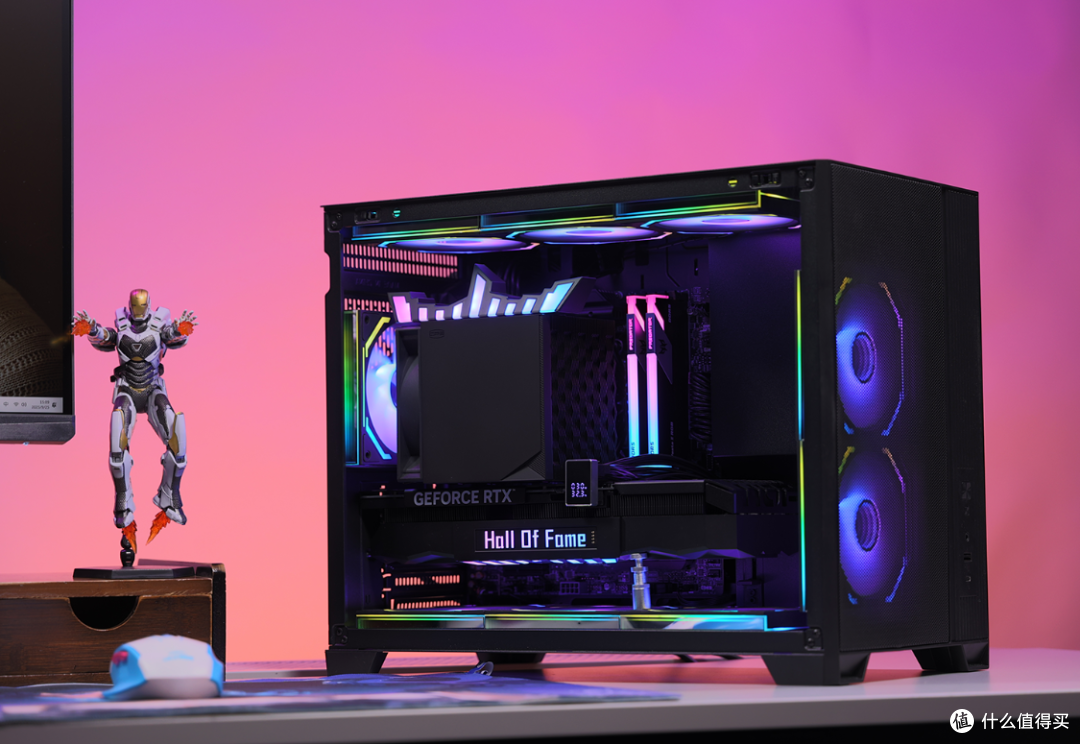 黑色紧凑型风冷装机方案:9700X+ 5070Ti 名人堂显卡装机分享
