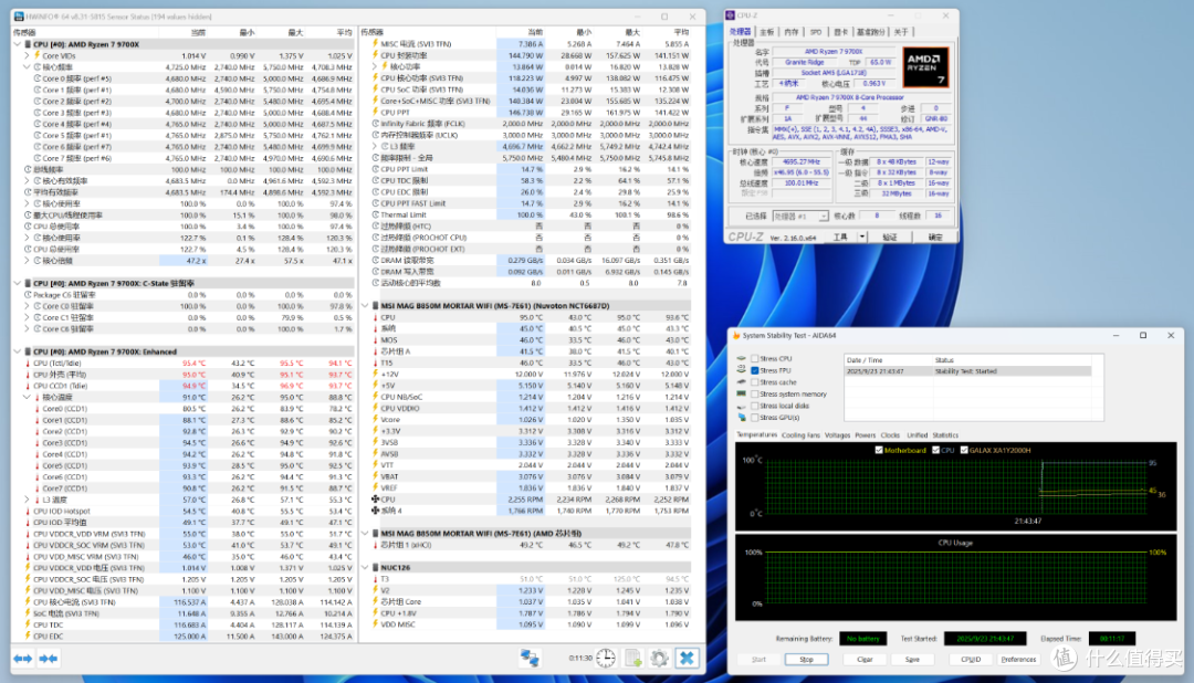 黑色紧凑型风冷装机方案:9700X+ 5070Ti 名人堂显卡装机分享