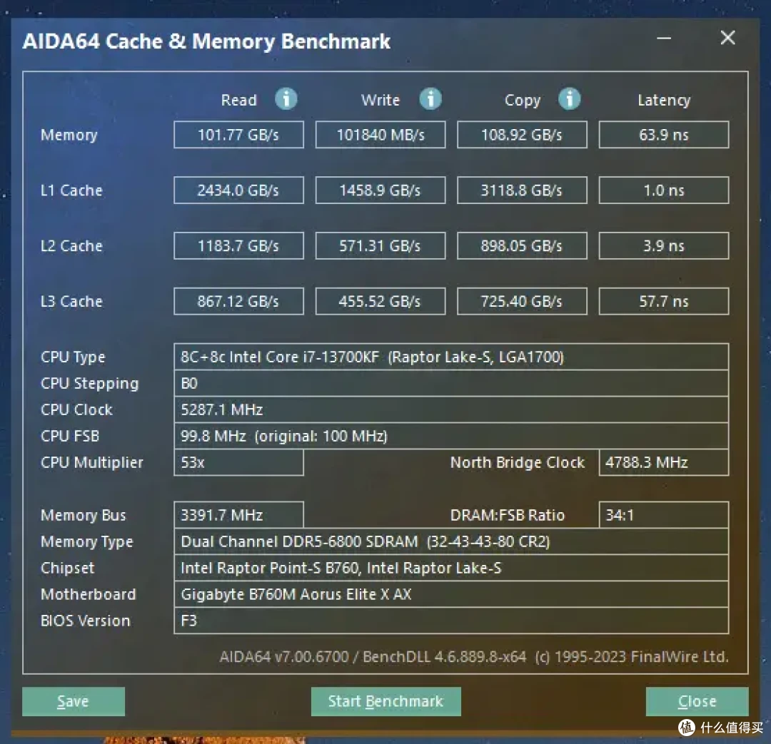 谁说没有光就不算英雄?金百达星刃黑A-die 6800MHz C32实测