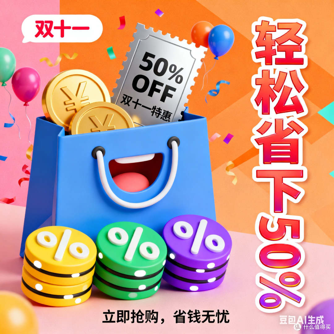 双十一购物省钱秘籍,轻松省下50%