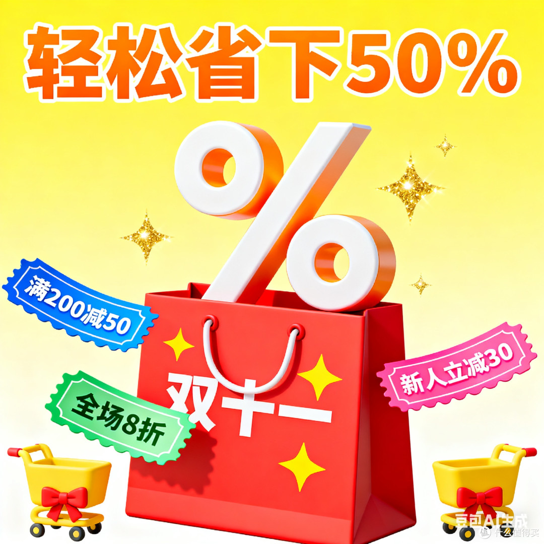 双十一购物省钱秘籍，轻松省下50%