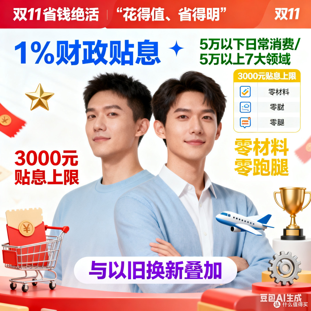 双11省钱绝活:国补消费贷,精明消费的政策红利