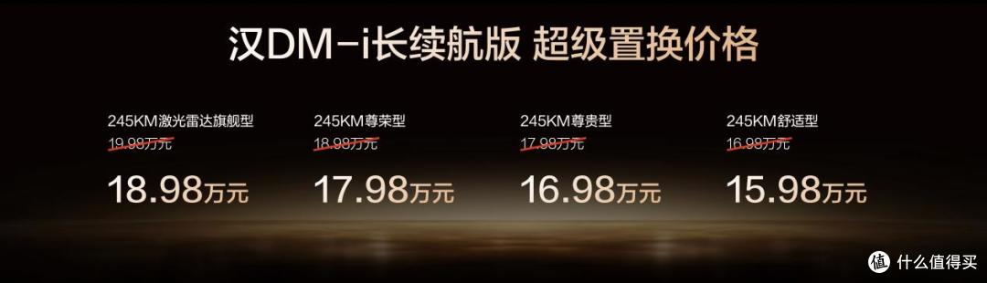 比亚迪汉长续航版上市,补贴后15.98万元起