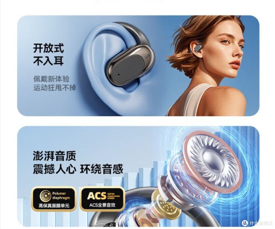 索尼蓝牙耳机，挂耳式，长续航，骨传导，防水防尘！