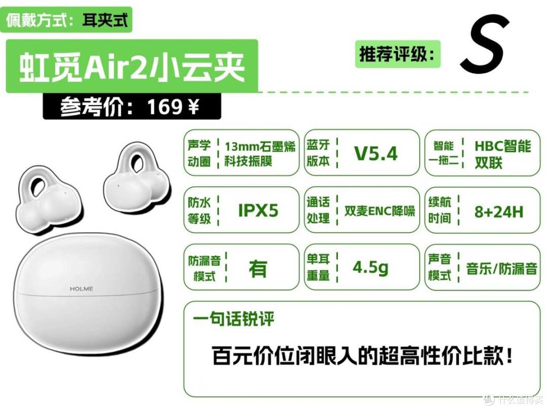 耳夹式耳机哪款音质好?十款高性价比耳夹式耳机排行推荐测评