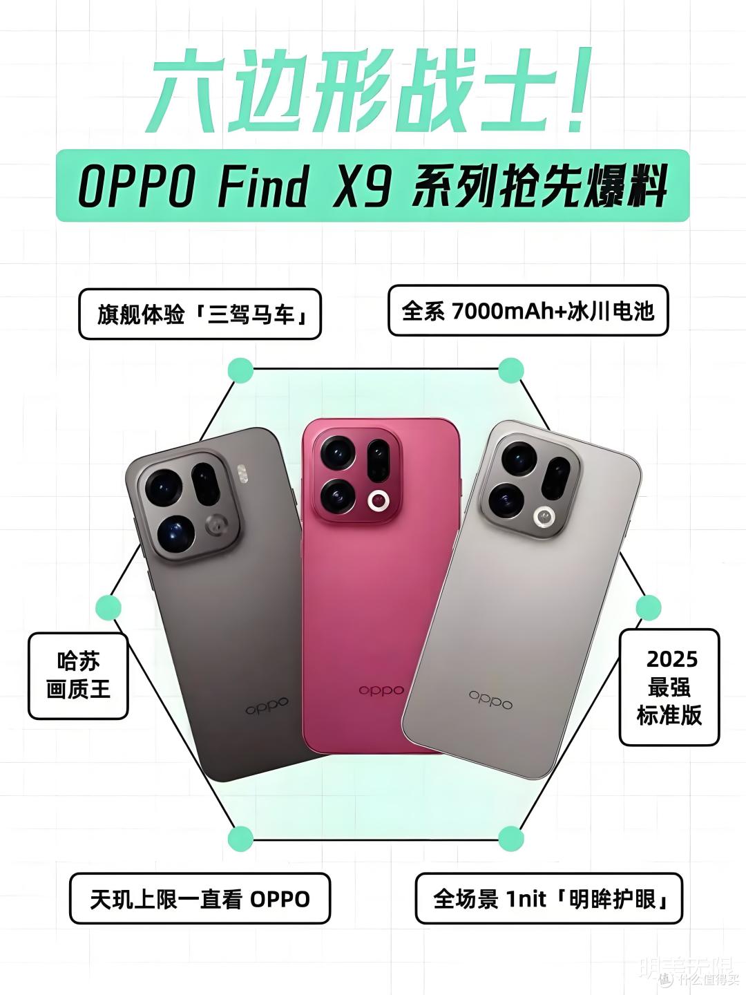 大厂堆料就是猛!Find X9系列杀手锏盘点,提前锁定年度机皇?