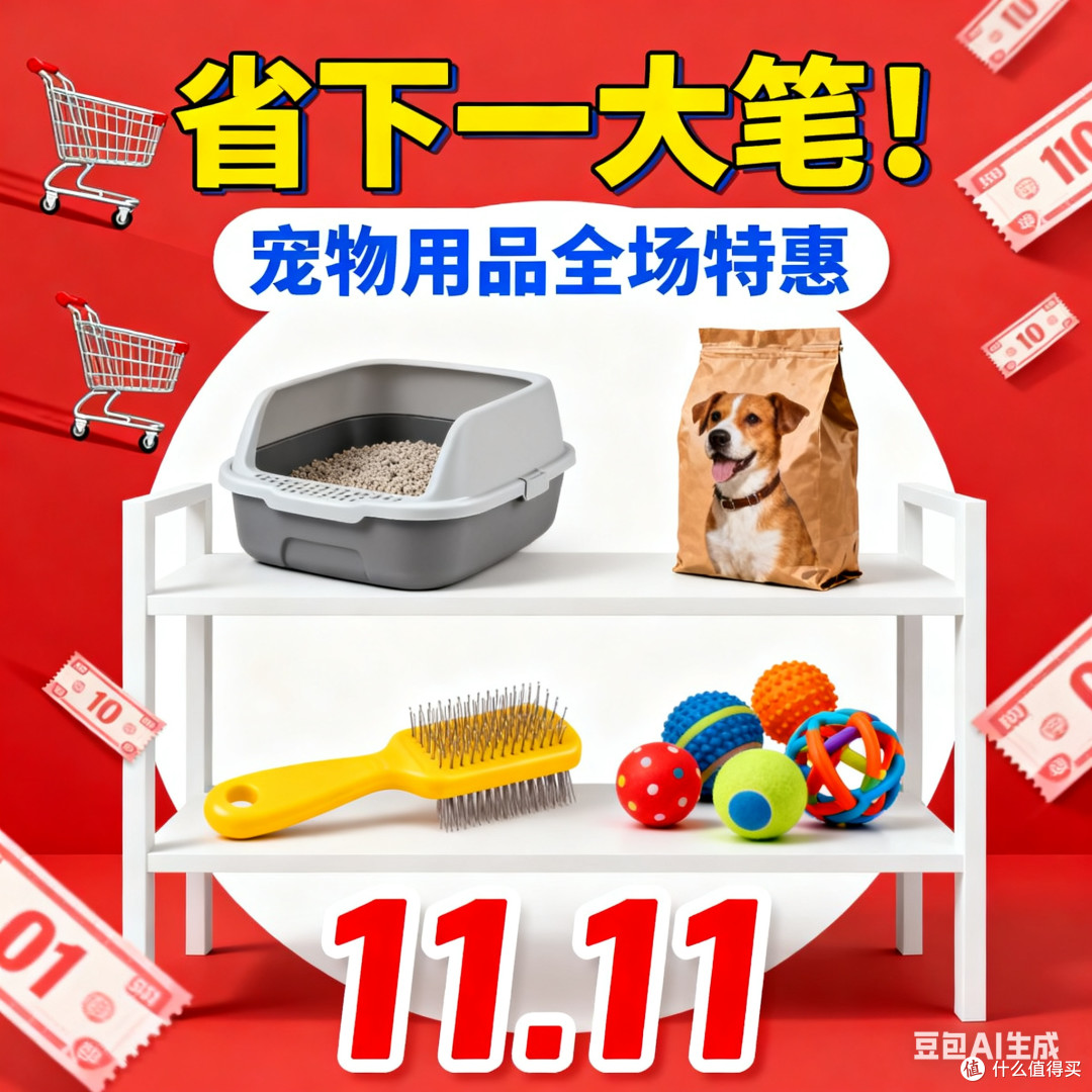 宠物用品双十一,省下一大笔!