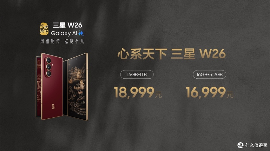 风雅相传 器度不凡 心系天下三星W26震撼发布