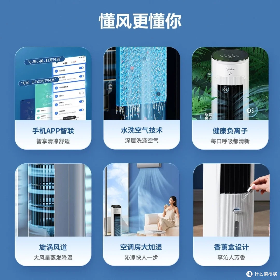 美的冷风扇：制冷净化加湿一体