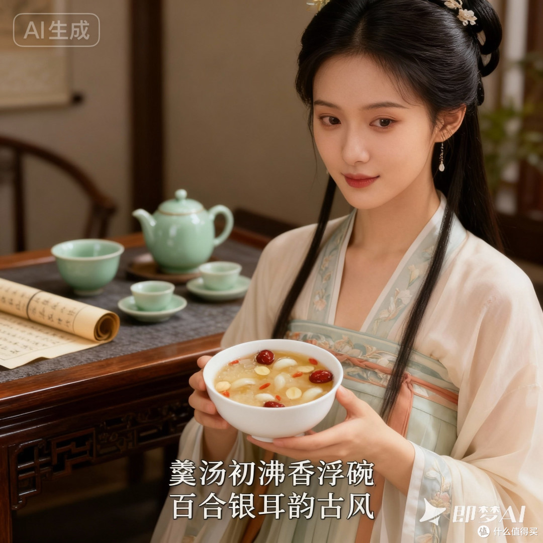 秋水为神,清露为魂:一碗银耳羹里的东方禅意