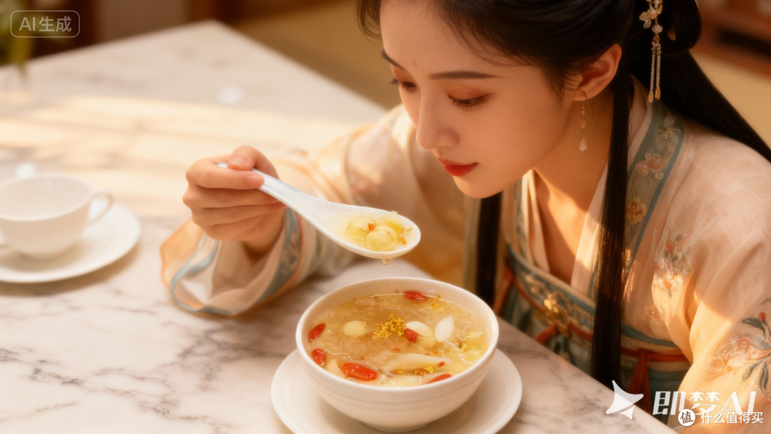 秋水为神,清露为魂:一碗银耳羹里的东方禅意