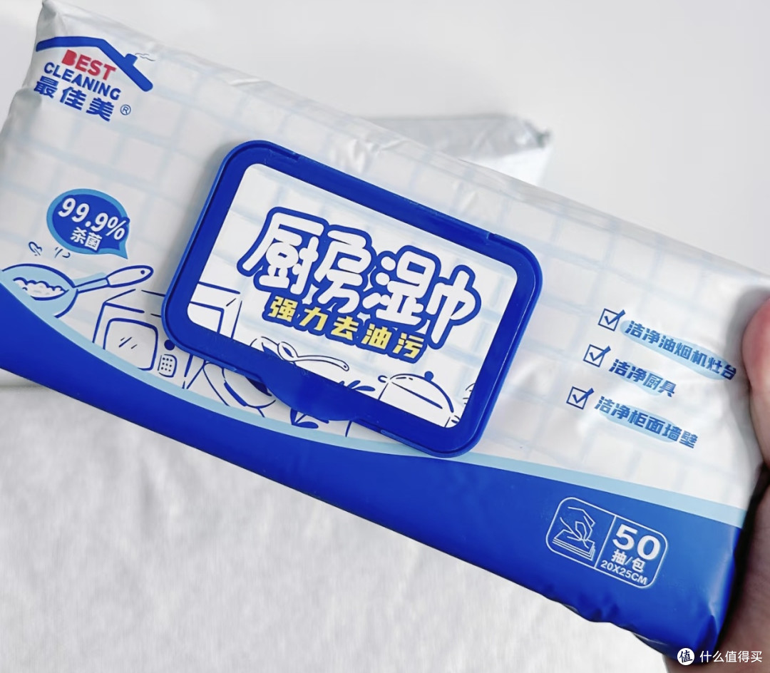 厨房湿巾评测:军工级厚度珍珠纹