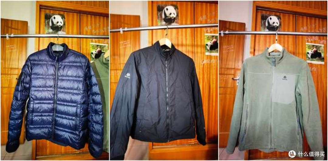 冲锋衣保暖层羽绒、棉服、抓绒