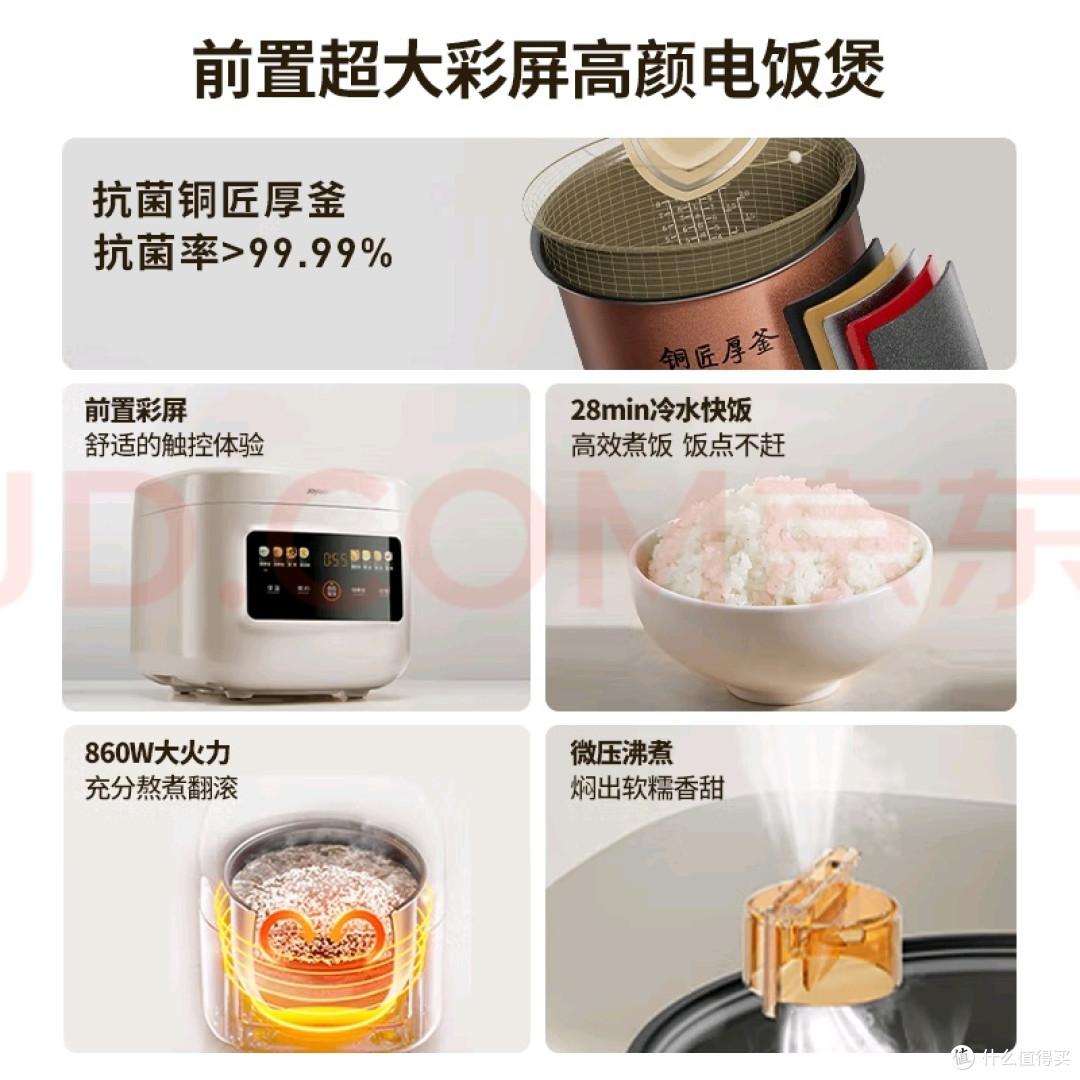 28分钟快饭,九阳电饭煲效率担当