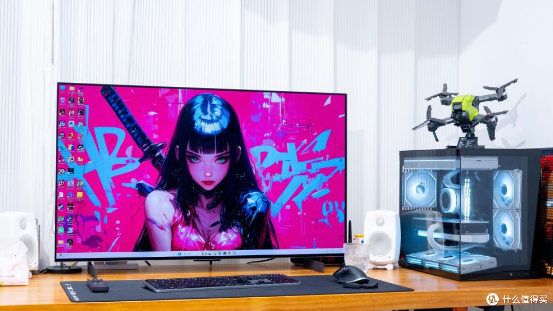 二次元装机:撼讯9070XT夜岚+七彩虹B850M超级黑刃+联力miniV2