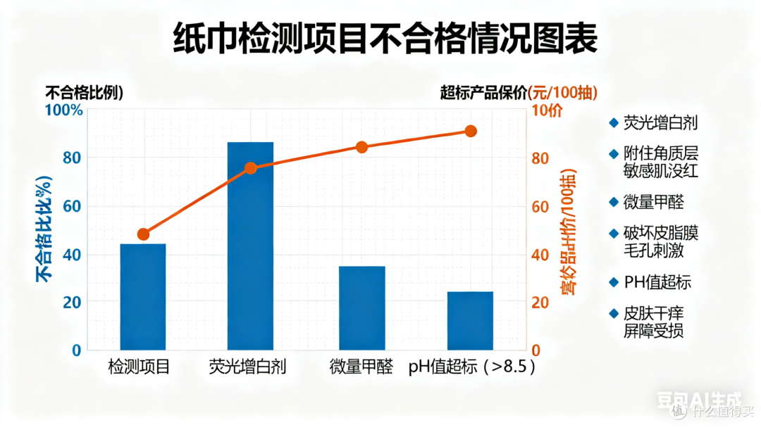 洗脸巾藏 “化学刺客”?数据图表 + 双十一清单,手把手教你避坑