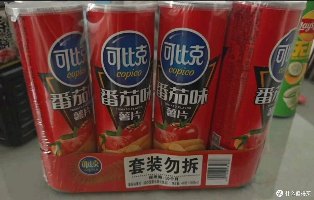 双十一零食囤货王!可比克番茄味四连罐太解馋