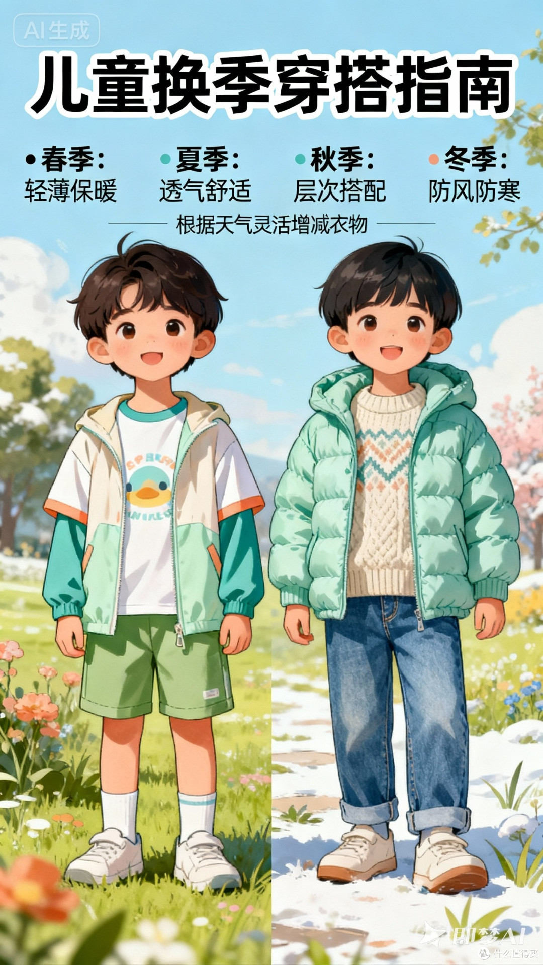 儿童换季穿搭健康指南
