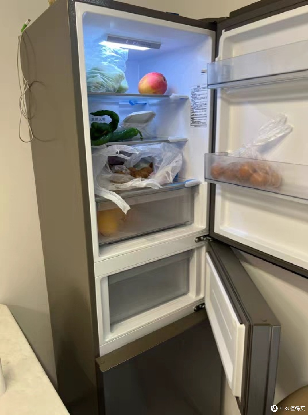 海尔226升三门冰箱软冷冻保鲜