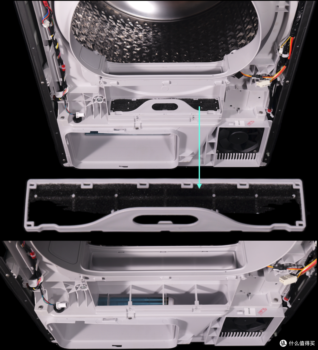 米家热泵烘干机Pro 12kg拆机 双缸压缩机 换热器加大50%