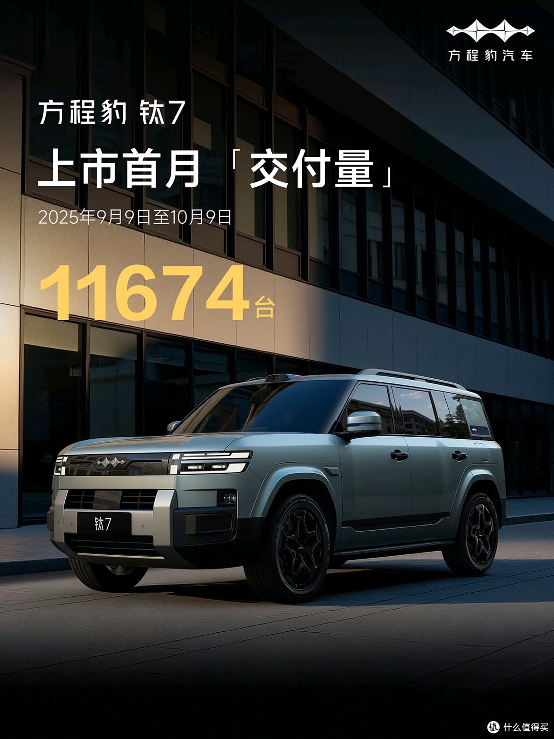 方程豹钛 7 首月交付破万