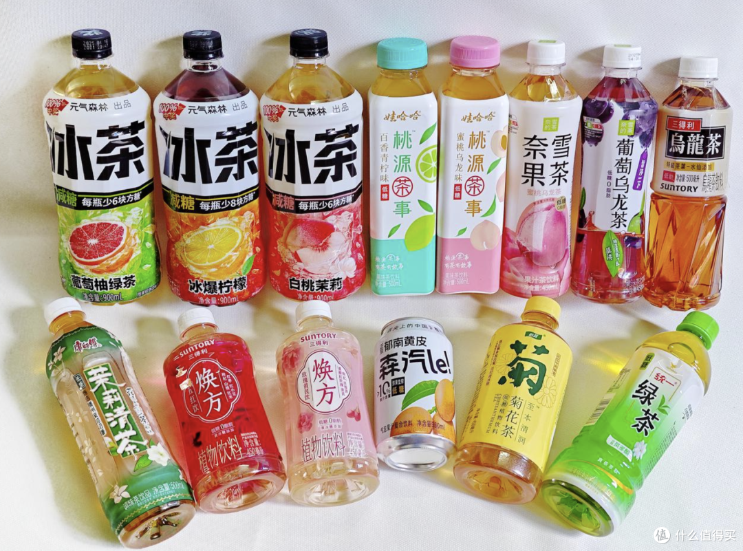 双十一低糖饮料囤货指南!14款低糖饮料横向体验!