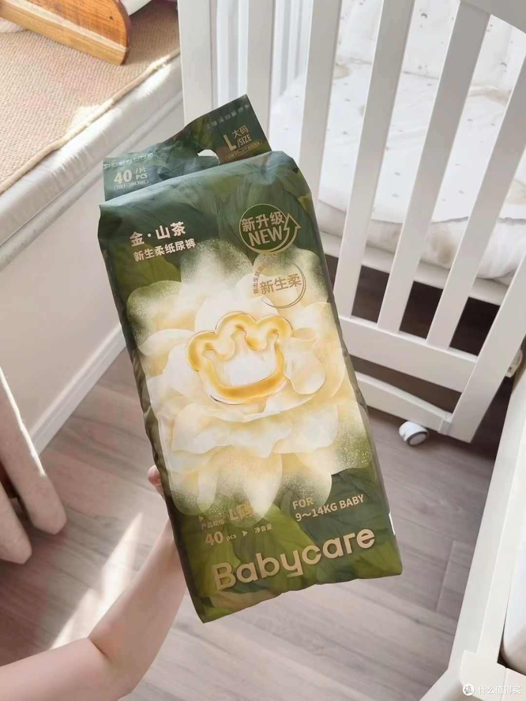 娃穿一次就爱上!Babycare金·山茶纸尿裤,柔软度堪比真丝太绝了