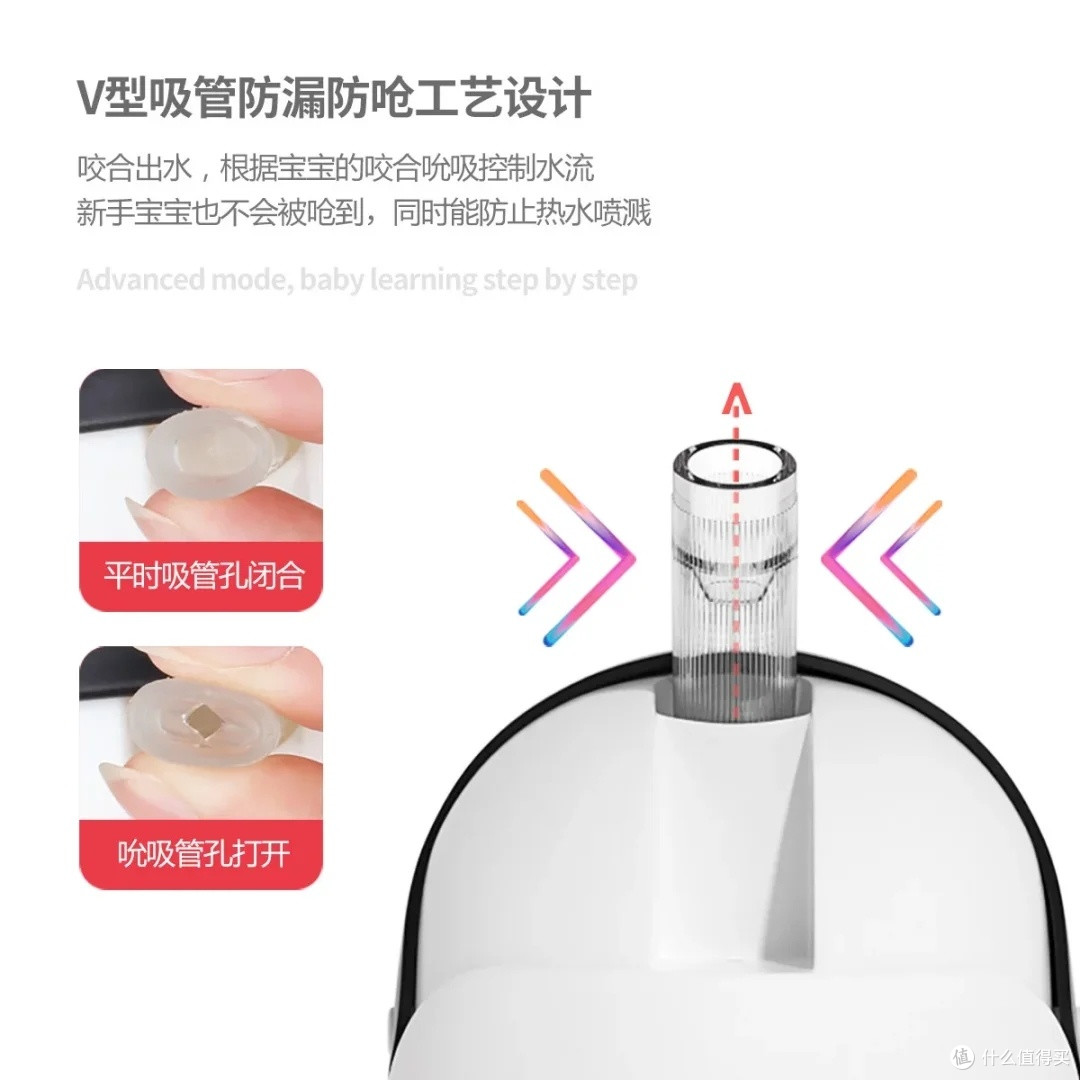 CKbebe学饮杯:防漏防摔设计