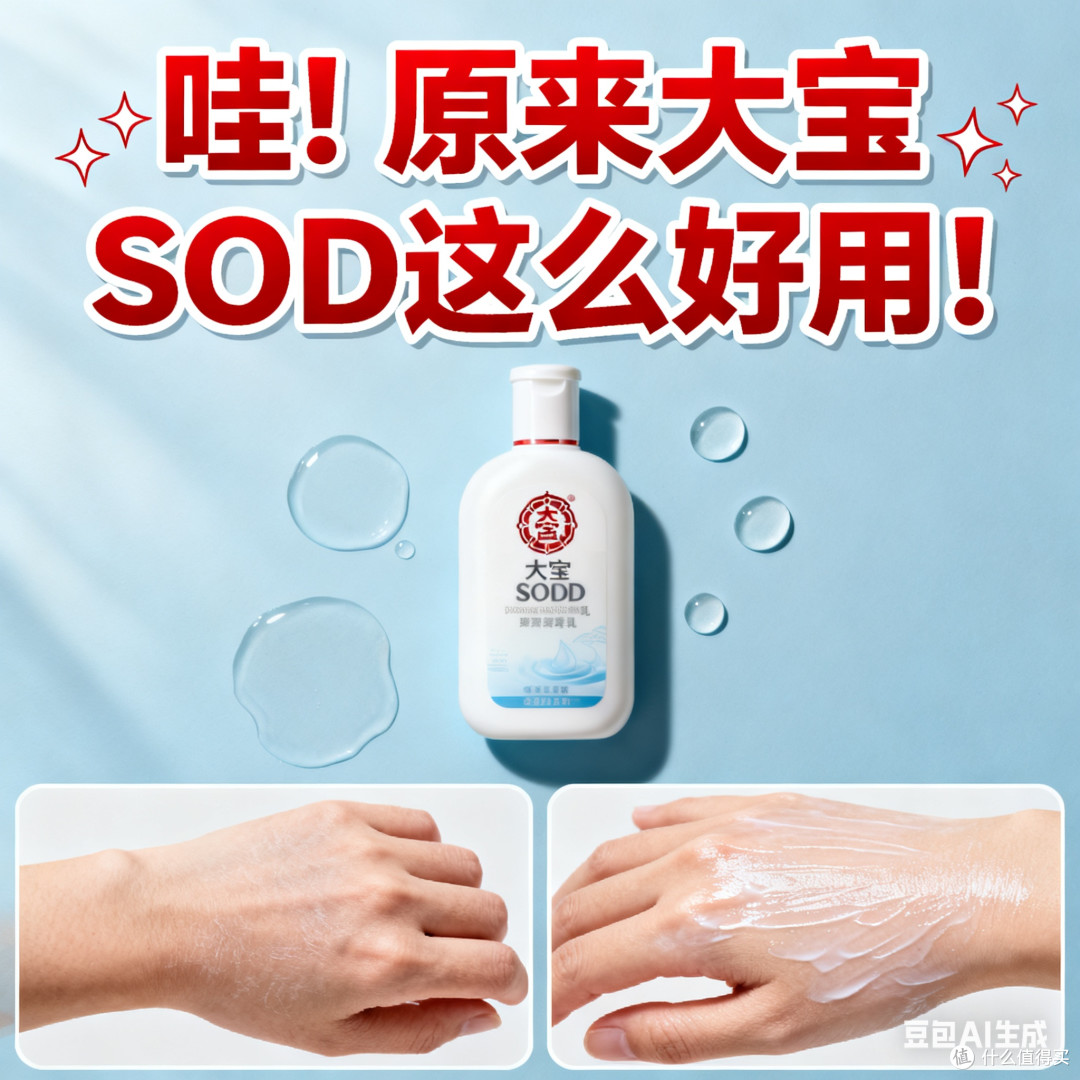 哇！原来大宝SOD这么好用！