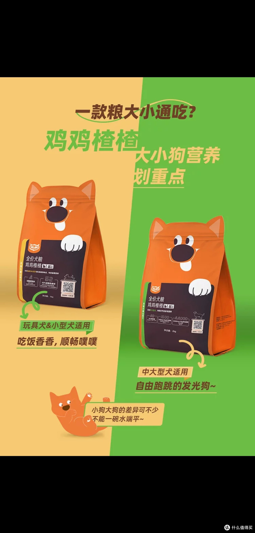 WOWO喔喔全价犬粮:健康与美味兼备