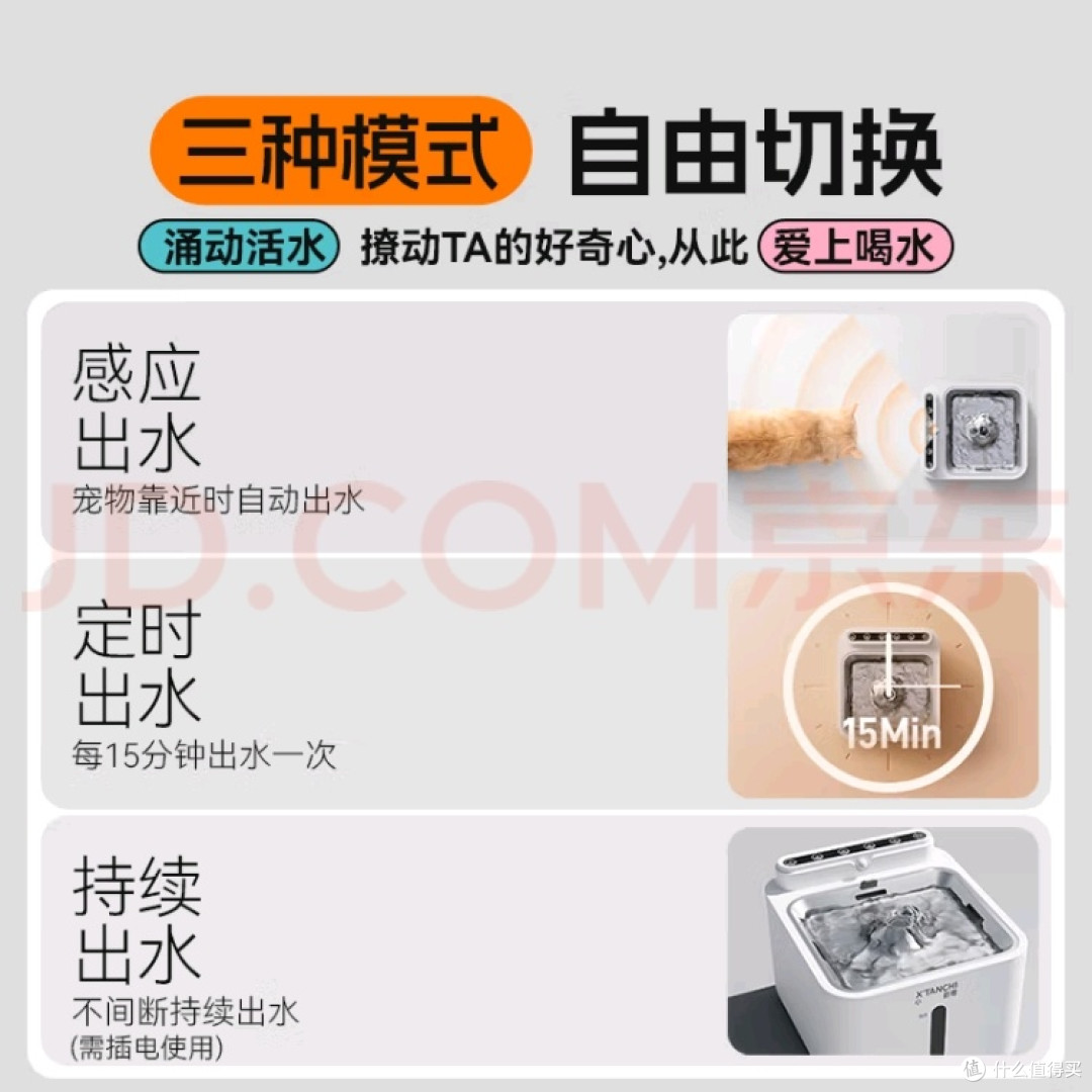 双11之小甜橙猫咪饮水机:当科技遇见“猫的自由”