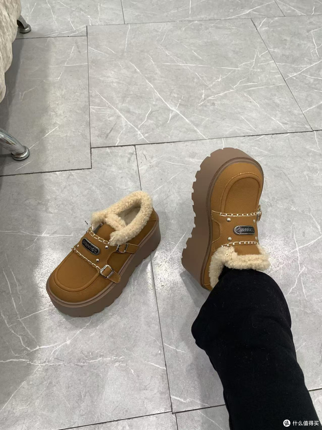 皮尔世绅勃肯雪地靴,保暖还显温柔