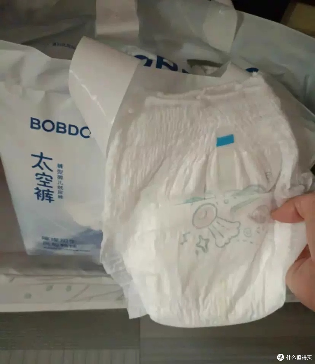 敏感肌宝宝适用的巴布豆太空裤