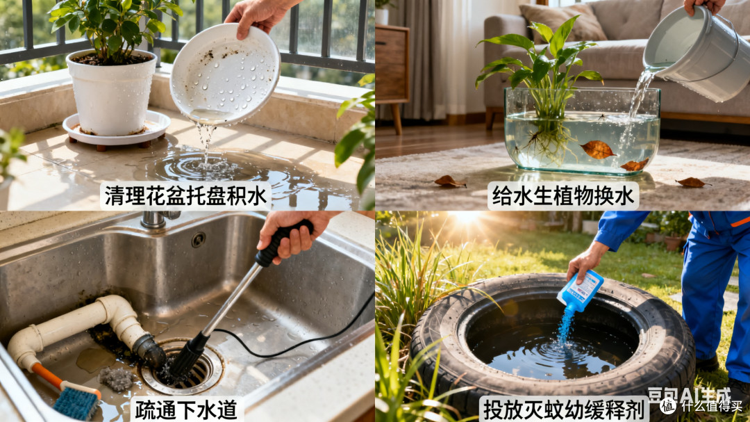全方位灭蚊防护措施指南:从源头防控到科学防御