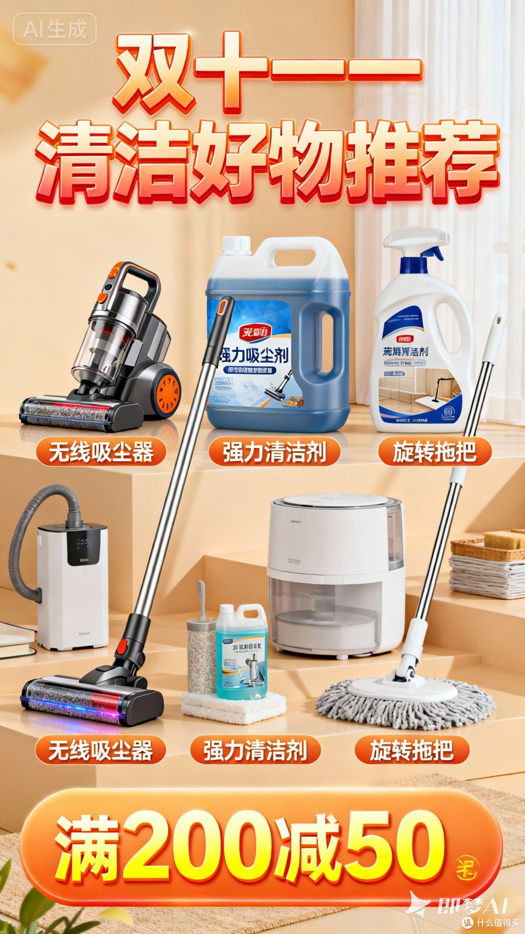 双十一清洁工具推荐清单