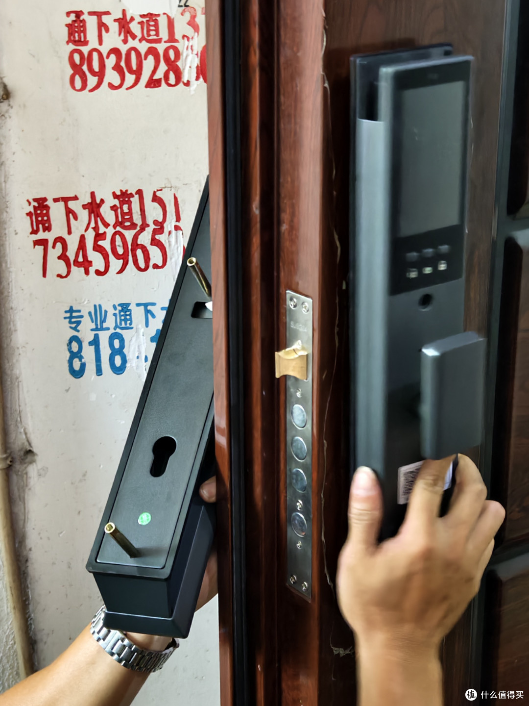 血的教训，不要自己装锁，想省100元，最后还多花200元请人