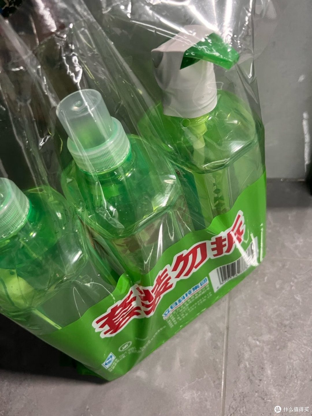 立白青柠洗洁精组合装，大容量省心