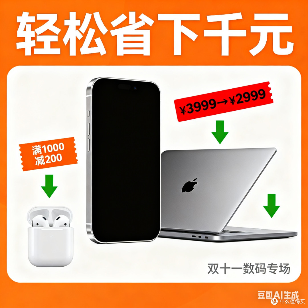 双十一数码省钱攻略,轻松省下千元