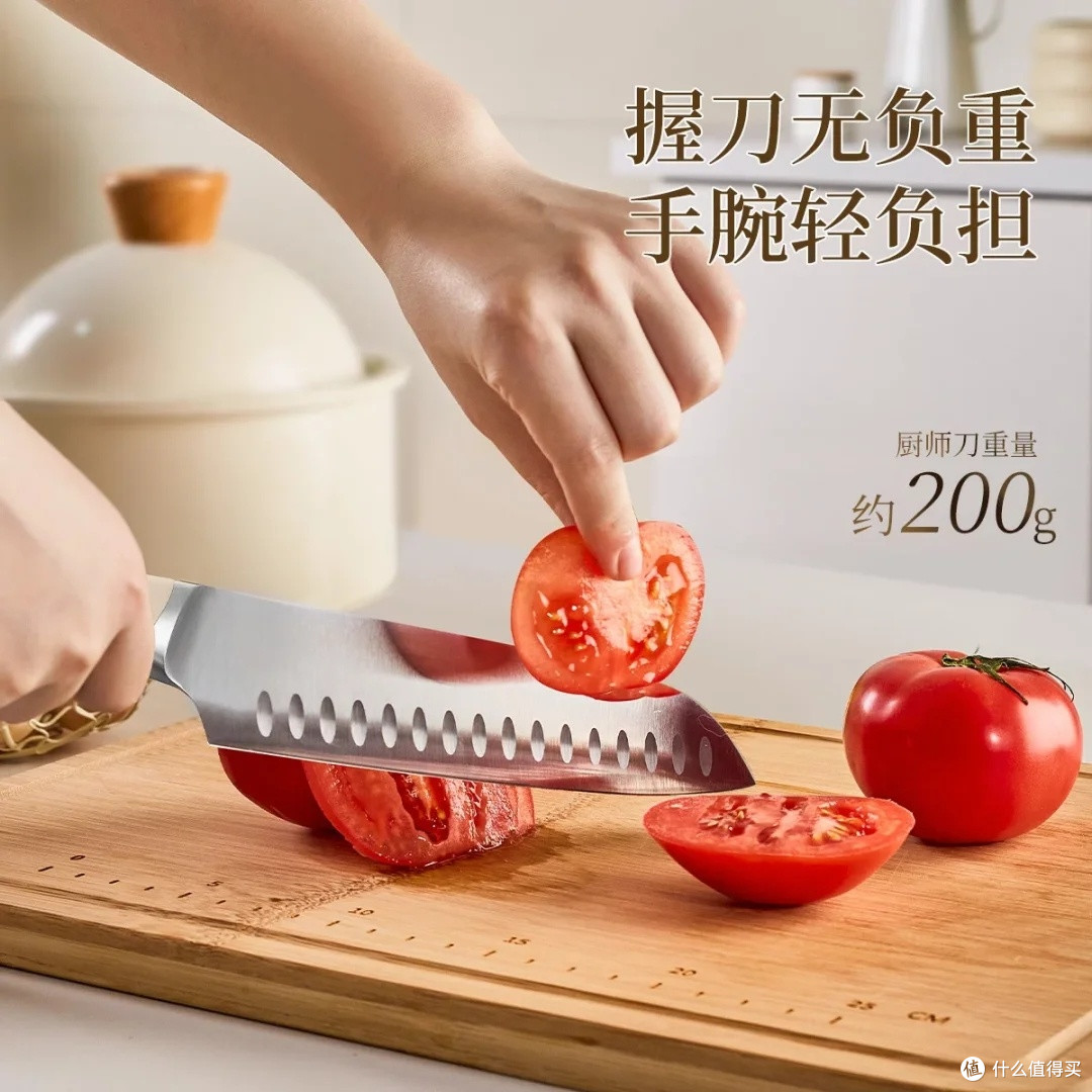 爱仕达不锈钢切片刀:轻巧锋利