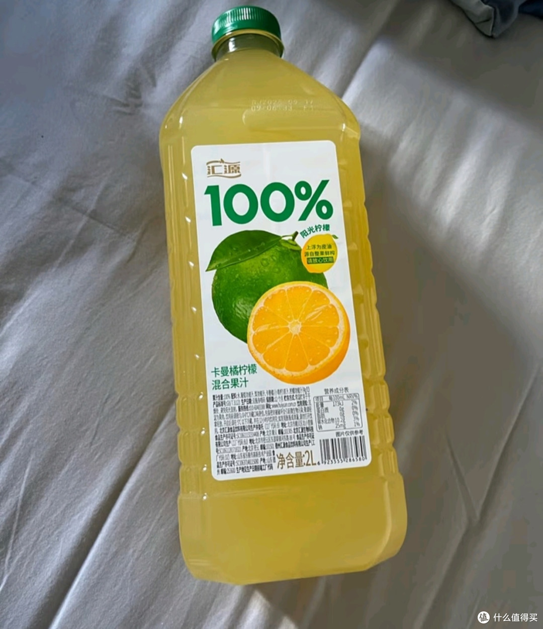 双11吃喝好物种草:汇源100%桃混合果汁2000ml*1瓶2L