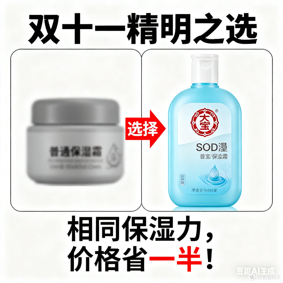 双十一护肤品大宝SOD选购指南