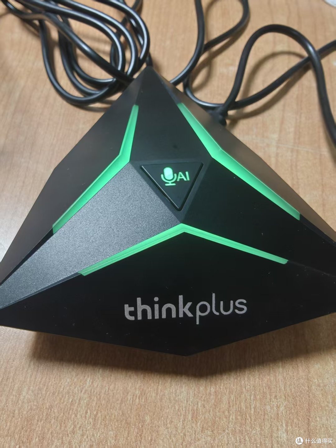 thinkplus桌面麦克风智能降噪,全向拾音的桌面麦