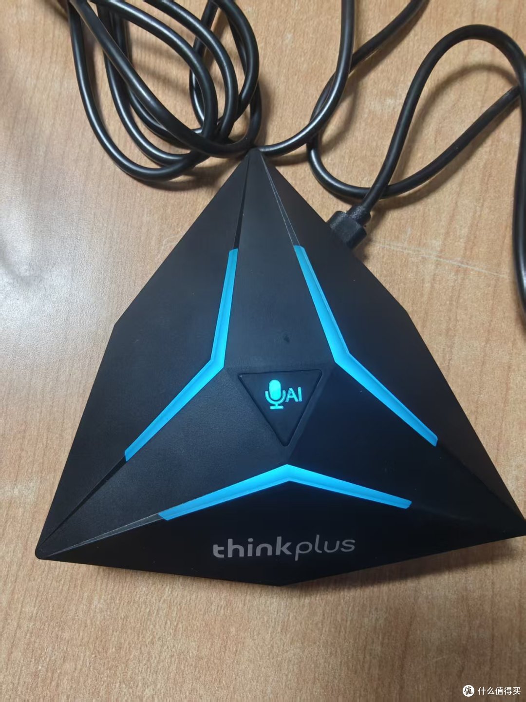 thinkplus桌面麦克风智能降噪,全向拾音的桌面麦